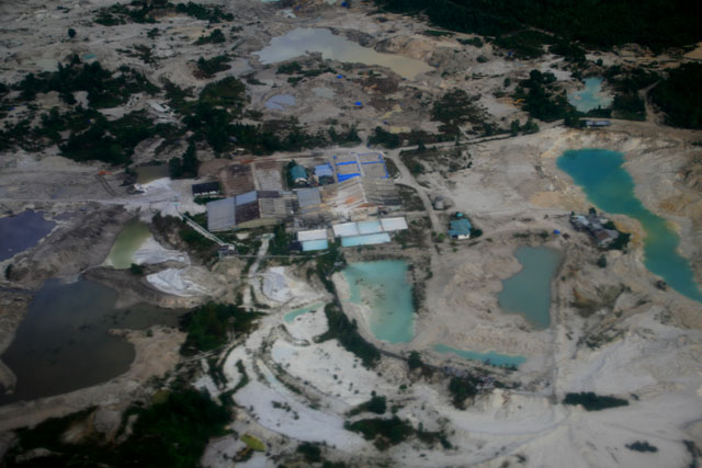 Salah satu sudut bopeng Pulau Belitung