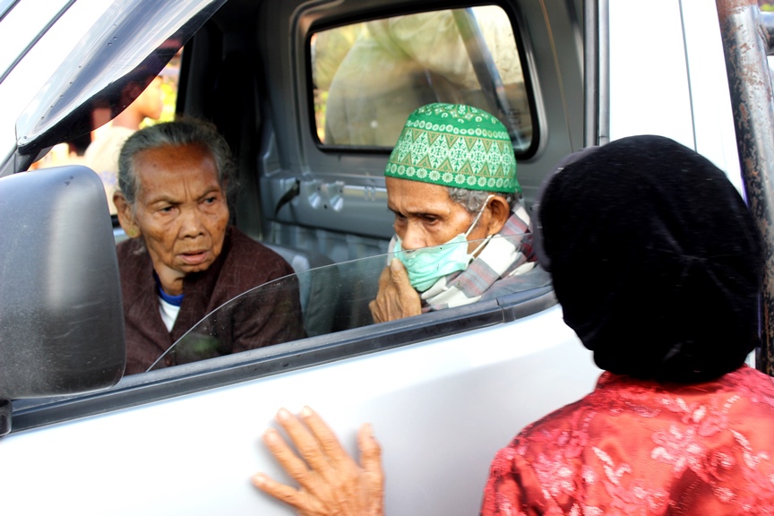 Sesaat Sebelum Meninggalkan Pengungsian