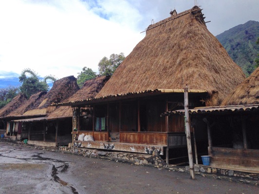 Rumah keluarga inti Sa’o Meze. Rumah adat kebanggaan orang Bena.