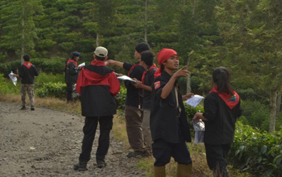 Pendidikan Lanjut Navigasi Darat Lembah Hujan